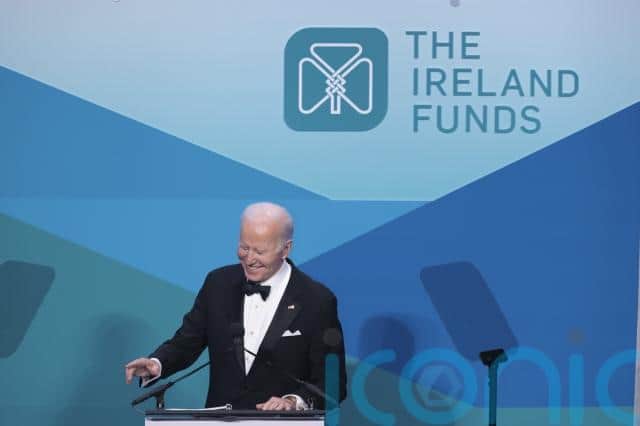 As the president delivered a crowd-pleasing speech, he often singled out Mr Martin, sitting directly in front of him, for praise.