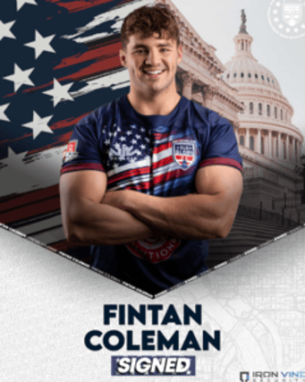 Limerick rugby player Fintan Coleman has joined Washington-based Major League Rugby side Old Glory DC