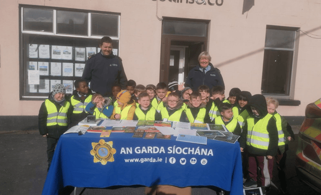 Garda Enda Moroney and Garda Cathy Health at the garda recruitment event in Newcastle West