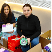 The Help for Ukraine city collection points, organised by Polish women Anna Mazeika, Kamila Turzynska, Magdalena Pudlak and Kara Karolina