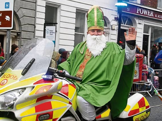 St Patrick is looking forward to making an appearance at parades across Limerick on March 17