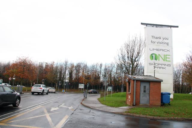 The incident happened at Limerick One Shopping Park