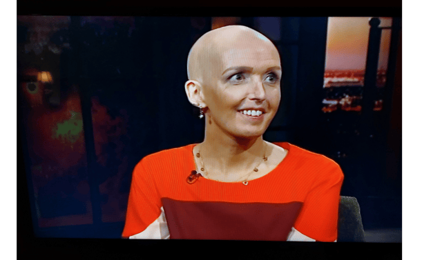 Vicky Phelan was treated by her favourite band The Stunning to a rendition of Brewing Up a Storm