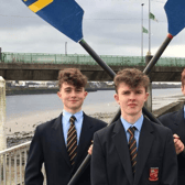 Patrick Stenson, Shane Rafferty and Colm Murphy of St Michael's Rowing Club. PICTURES: St Michael's Rowing Club.