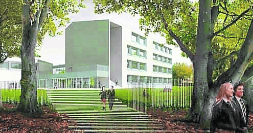 An impression of how the new school might look