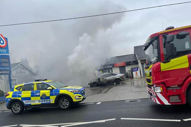 "I think she thought it wasn’t too bad. She came in looking for a bucket of water to put it out but while she came into the shop it took off more. Thankfully, my two young part-time staff – Anna O’Connell and Adam Stapleton – immediately decided to get everyone out of the shop and rang the fire brigade straight away. They were brilliant," said Aideen.