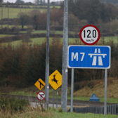 The average speed cameras have been installed on the M7 between Limerick and Nenagh | PICTURE: Adrian Butler