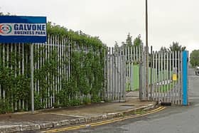 There was a heated debate on plans for the Galvone Industrial Estate