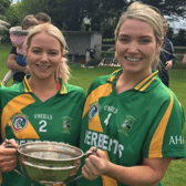 Eileen and Nora Collins celebrate senior success with Ahane in 2018