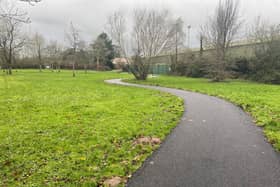 There has been investment towards the upgrade of pedestrian routes within the Demesne Park in Newcastle West, pictured
