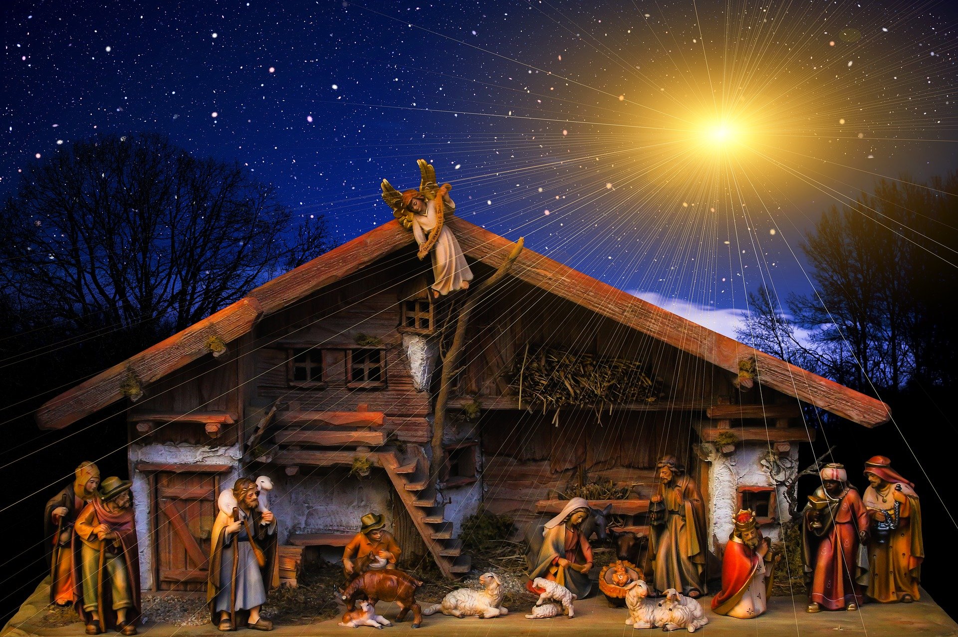 The Nativity narrative speaks to us of the tenderness of a God who comes close, who doesn’t leave us on our own, who whispers from the crib: “do not be afraid; I am with you”.