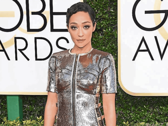 Ruth Negga at the Golden Globes