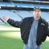 Garth brooks holds press conference in Croke Park ahead of Thursday's ticket sales, comparing 2014 cancellations to a 'death in the family'.