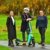 Georgia Heathman, TIER Public Policy Manager for Ireland, Mayor of Limerick Daniel Butler and TIER's Jessica Hal