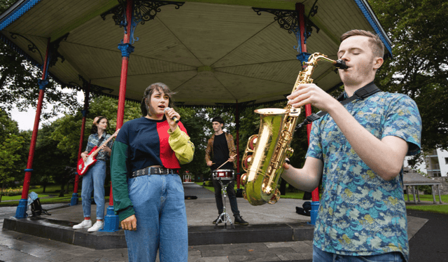 Aisling O'Grady, Erin Fitzgerald, Hugh Clery Ward and Jamie Lundy | PICTURE: Picture: Alan Place