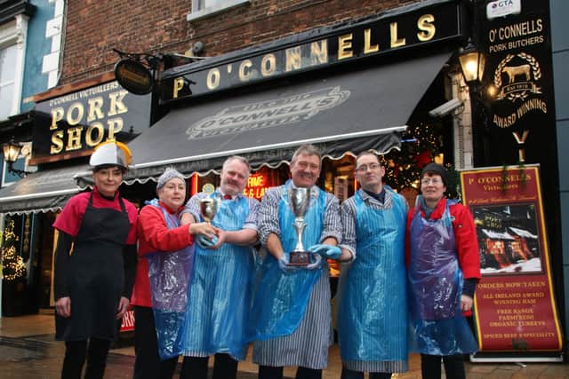 And he followed this up with a gold medal at a prestigious butchers contest in France, for all European producers, judges loving his white pudding, pork sausages and Limerick ham.
