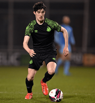 John Ryan in action for Shamrock Rovers
