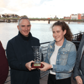 Róisín Ní Ríain with Donn O'Sullivan, editor, Limerick Leader; Dave O'Hora, Southern and Darren Harding, general manager, Clayton Hotel I PICTURES: Adrian Butler