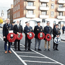 Members of the Royal British Legion Limerick branch at the war memorial in Pery Square on Sunday
