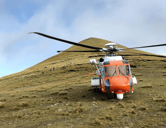Rescue 117 helicopter pictured during the rescue operation on the Galtee Mountains I PICTURE: SEMRA