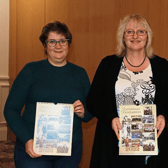 Caitriona O'Kelly, Agnes Lamont and Mary O'Kelly at the launch of Rathkeale Remembers 2022 calendar