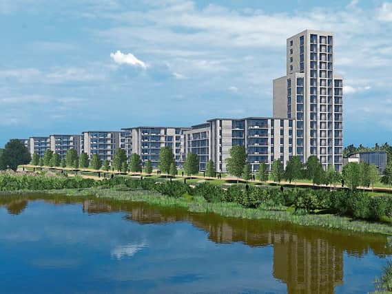 An artists impression of the development as proposed in 2019