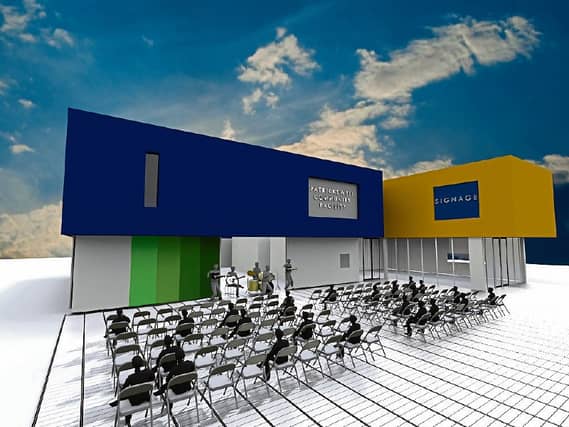 A render of the proposed new Patrickswell Community Centre