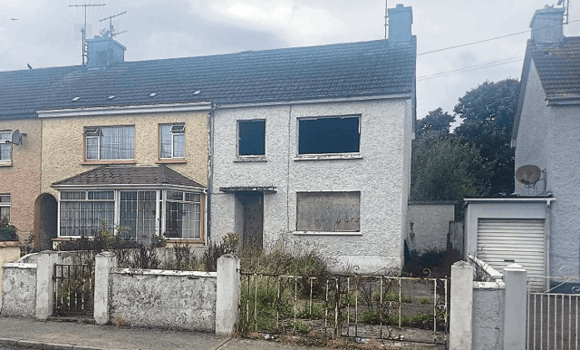 A boarded up house in Assumpta Park, Newcastle West which is owned by Limerick City and County Council