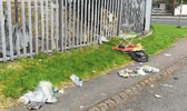 Photographs of the rubbish found at Old Cork Road on April 7 were submitted to the court