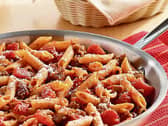 The word rigatoni comes from the Italian word ‘rigato’  which means ‘ridged’ or ‘lined’