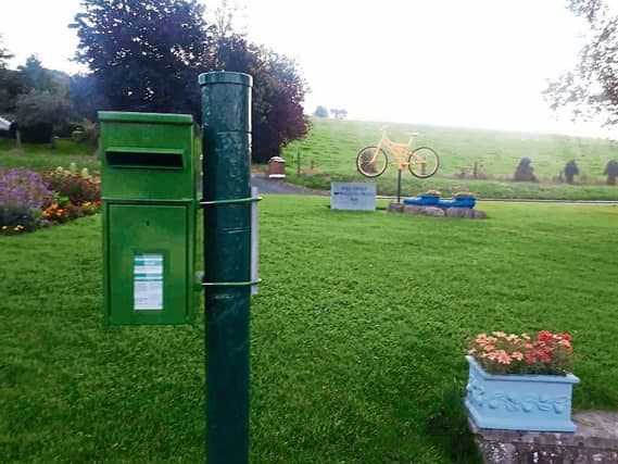 The new post box at Ardpatrick