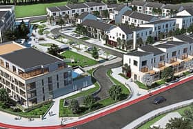 An impression as to how the Walkers Lane development might look