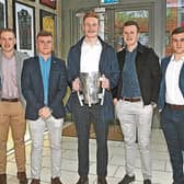 Talent pool: Kevin Downes, Shane Dowling, Peter Casey, William O'Donoghue, David Dempsey and Michael Casey at the Ardscoil Rís Past Pupils Union dinner back in 2019 | PICTURE: Dave Gaynor