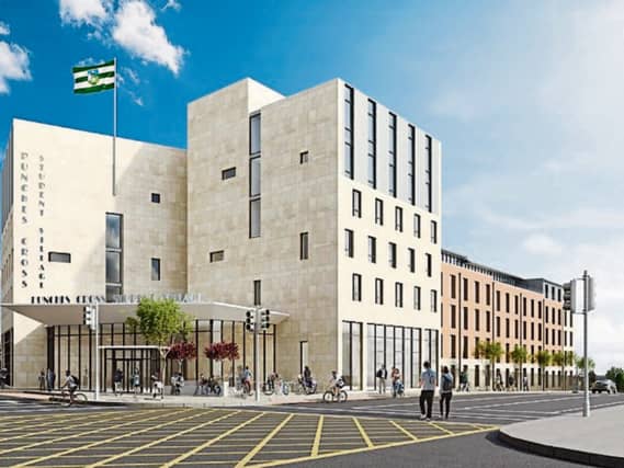 A render of the proposed Punch's Cross student development which has been given permission today