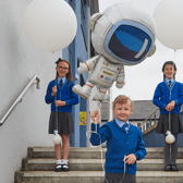 Pupils from Scoil Mhuire Oranmore who are taking part in NUI Galway led Space Ship Earth mission | PICTURE:NUI Galway.
