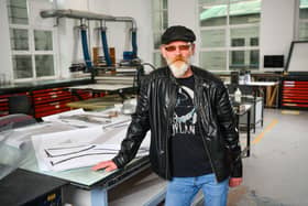 The commissioned artist, JJ Hegarty, was previously a technician at Limerick School of Art and Design