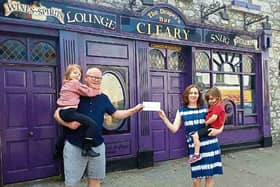 Bridget and Seamus Cleary with Siobhán and Roisín McKernan from Deel Animal Shelter