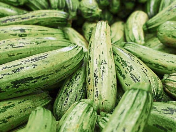 Courgettes are a source of a mineral called potassium. Potassium helps to keep our muscles working properly so we can move around