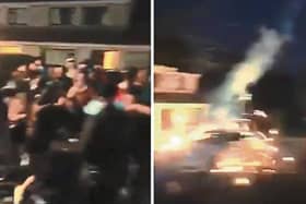 A street party in College Court back in March drew widespread criticism