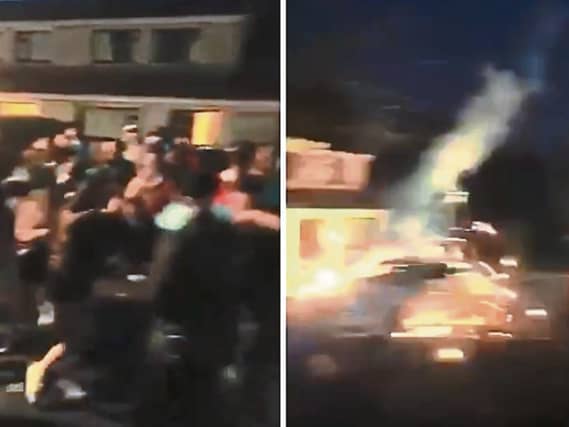 A street party in College Court back in March drew widespread criticism