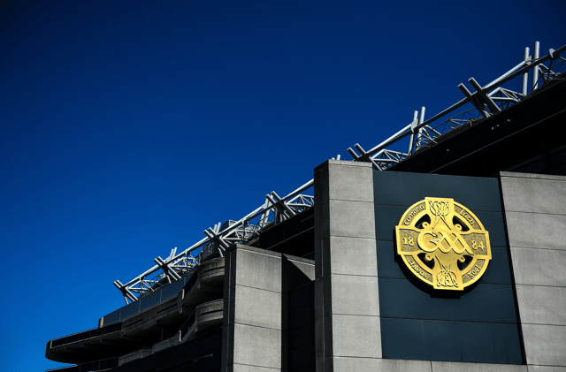 The trial is taking place at a temporary courtroom at Croke Park