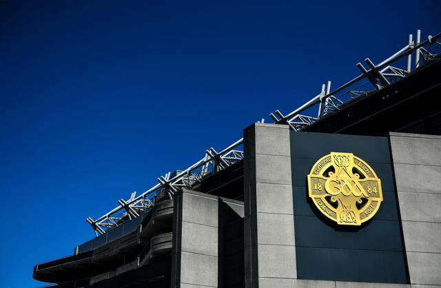 The trial is taking place at a temporary courtroom at Croke Park
