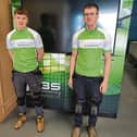 Jamie Burke and Michael Brennan of ABS Engineering, Castlemahon, who have signed up with company owner Colm Cussen and four other colleagues to cycle the 179 kilometre Ring of Kerry