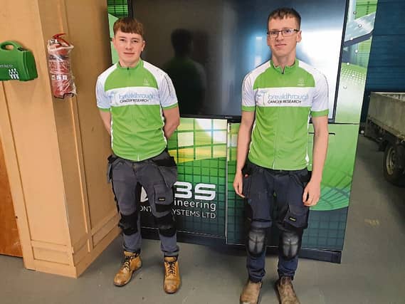 Jamie Burke and Michael Brennan of ABS Engineering, Castlemahon, who have signed up with company owner Colm Cussen and four other colleagues to cycle the 179 kilometre Ring of Kerry