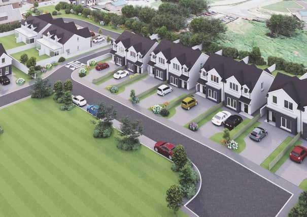 An impression of how the development in Pallaskenry will look