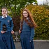 Students Emma O’Shea and Rebecca Enright from Desmond College, Newcastle West won a Special Merit Award in the senior category