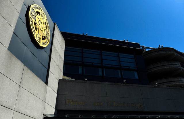 The trial is taking place at a temporary courtroom at Croke Park