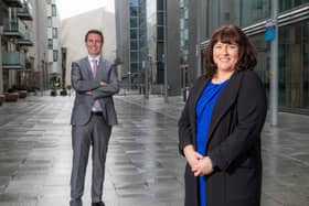 Feilim Harvey and Jackie Glynn