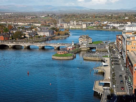 Limerick and Proud: a view of the city centre from the landmark Riverpoint complex