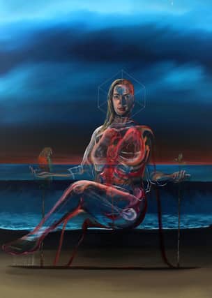 The portrait painted by Vincent Devine